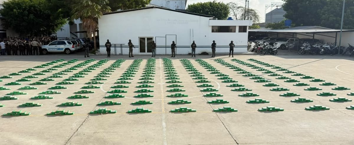 Incautación de 1,5 toneladas de droga en el toque de queda